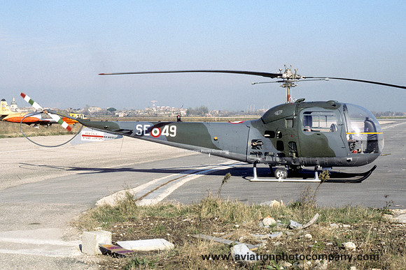 Italian Air Force SVE Agusta-Bell 47J Ranger MM80157/SE-49 (1980)