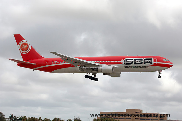 SB Airlines Boeing 767-300 TF-LLB at Miami IAP (2013)