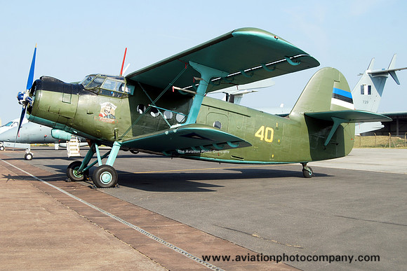 Estonian Air Force Antonov An-2 40 at RIAT Fairford (2013)