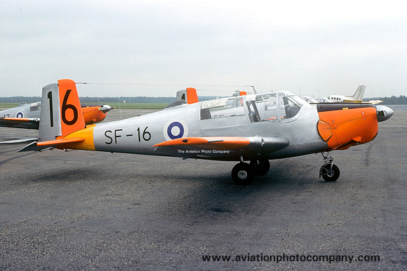 Finnish Air Force SAAB SB.91D Safir SF-16 (1977)