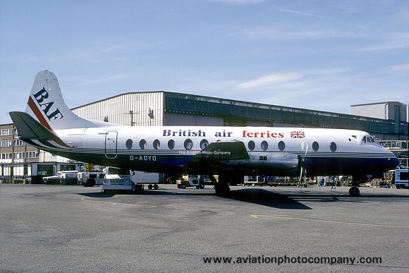 British Air Ferries Vickers Viscount G-AOYO (1984)