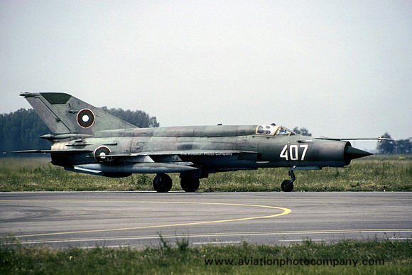 Bulgarian Air Force Mikoyan MiG-21bis 407 (2002)
