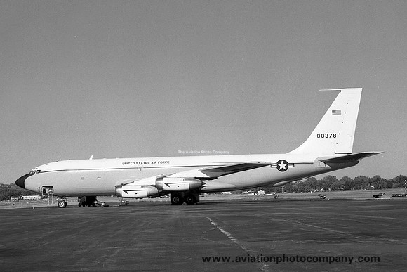 USAF 55 SRW Boeing C-135A 60-0378 at Offutt AFB (1981)