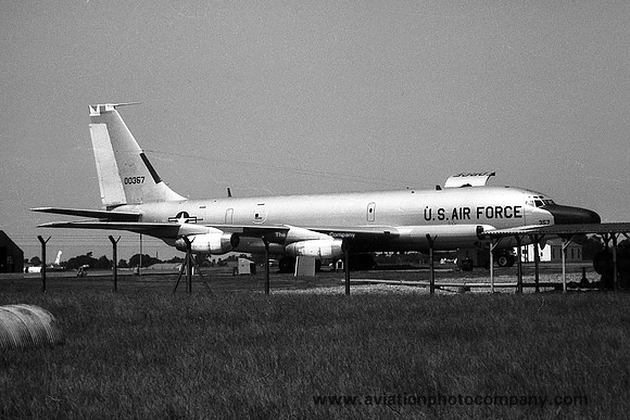USAF 55 SRW Boeing RC-135D 60-0357 at RAF Mildenhall (1974)