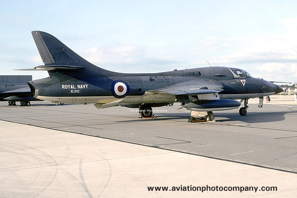 Royal Navy FRADU Hawker Hunter T.8M XL602 the RNAS Yeovilton Air Day (1994)