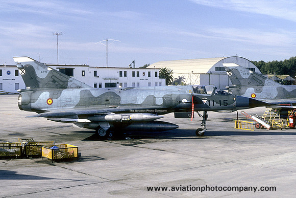 Spanish Air Force Ala 11 Dassault Mirage 3E C.11-5/11-15 (1989)