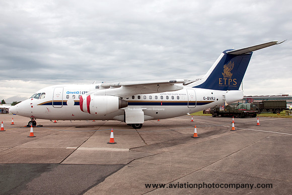 ETPS BAe 146 RJ-70 G-BVRJ at the Waddington Airshow (2014)