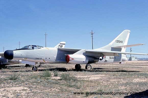 US Navy Douglas NRA-3B Skywarrior 135411 at MASDC Davis Monthan (1975)