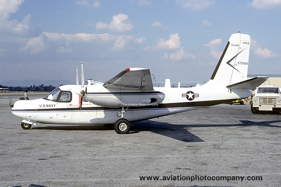US Navy China Lake Aero Commander RU-9D 576183 (1980)