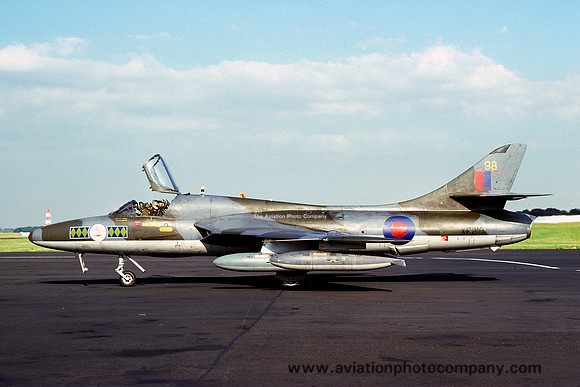 RAF 58 Squadron Hawker Hunter T.7 XF310/98 (1975)
