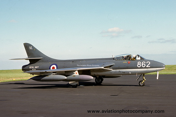 Royal Navy FRADU Hawker Hunter GA.11 WV256/VL862 (1975)