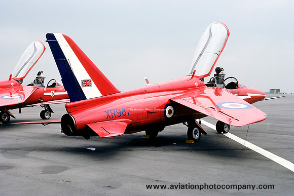RAF Red Arrows Folland Gnat T.1 XR987 (1968)