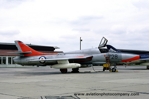 Royal Navy Aircraft Direction School Hawker Hunter T.8 XF358/VL728 (1969)