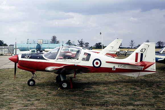 RAF Central Flying School SAL Bulldog T.1 XX540/47 (1975)