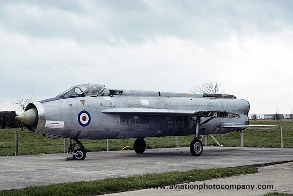 RAF English Electric Lightning F.1 8188M at RAF Manston (1978)