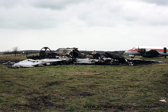 RAF Avro Vulcan at RAF Manston (1978)