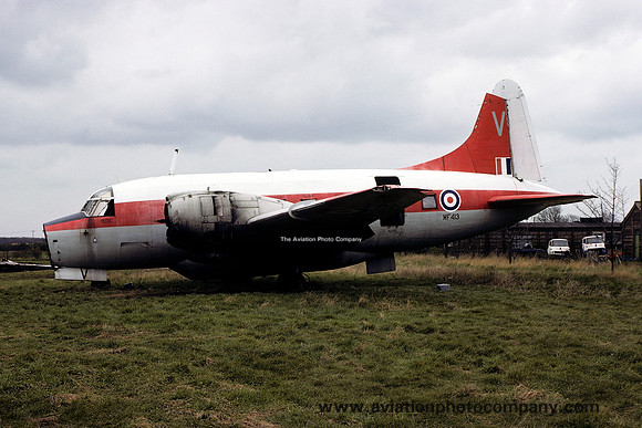 RAF Vickers Varsity T.1 WF413 at RAF Manston (1978)