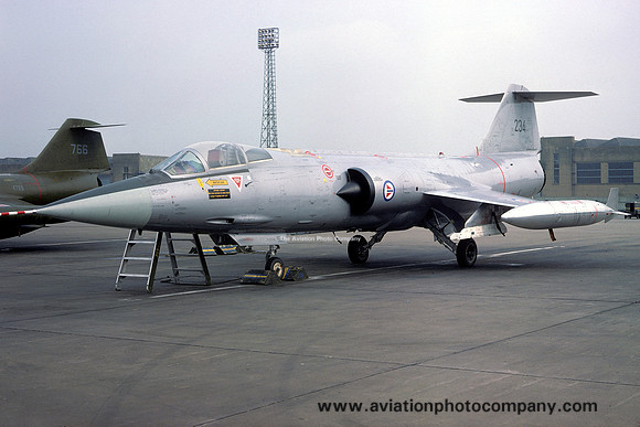 Norwegian Air Force 331 Skv Lockheed RF-104G Starfighter 234 (1978)