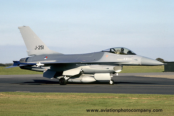 Dutch Air Force GD F-16A Fighting Falcon J-251 (1981)