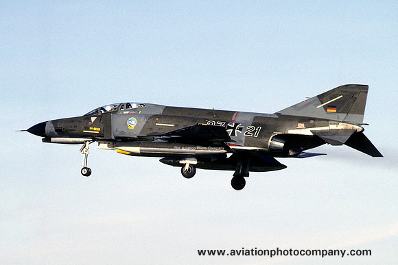 German Air Force JG74 McDonnell F-4F Phantom 37+21 (1981)