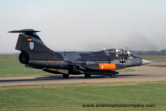 German Air Force WS10 Lockheed TF-104G Starfighter 27+02 (1981)