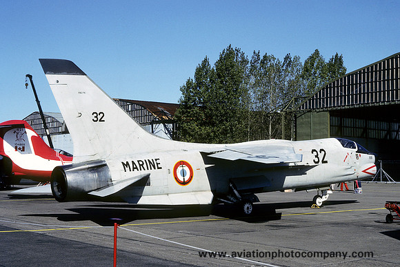 French Navy 12F Chance F-8E Crusader 32 (1981)