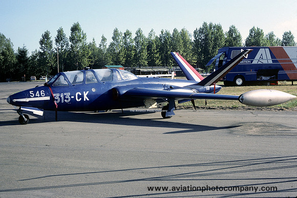 French Air Force GE313 Fouga CM.170 Magister 546/313-CK (1981)