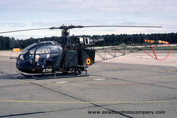 Belgian Army Sud Alouette II A09 (1981)