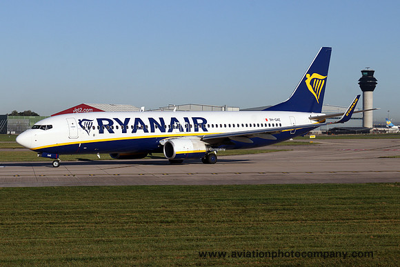 Ryanair/Malta Air Boeing 737-800 9H-QAE at Manchester IAP (2019)