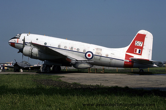 RAF Handley Page Hastings T.5 TG517 at the Newark Air Museum (1978)