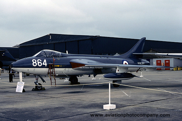 Royal Navy FRADU Hawker Hunter GA.11 XE689/864 (1978)