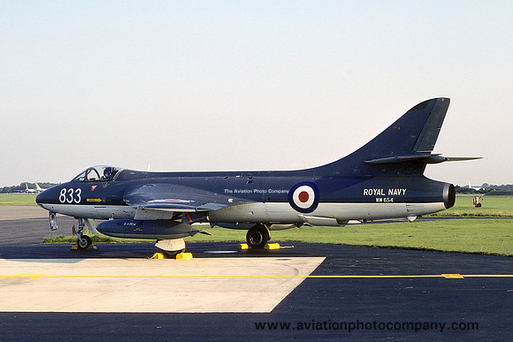 Royal Navy FRADU Hawker Hunter GA.11 WW654/833 (1978)
