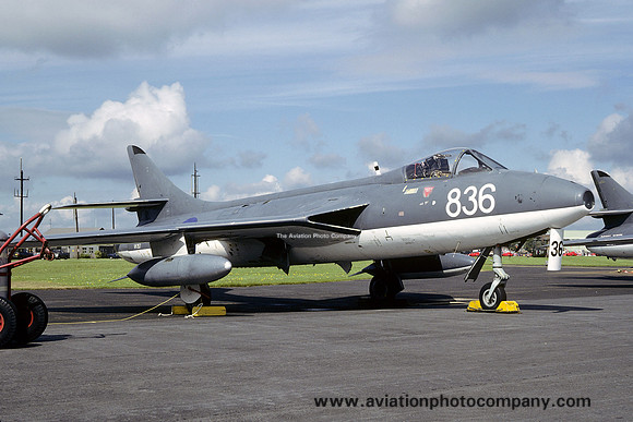 Royal Navy FRADU Hawker Hunter GA.11 WV267/836 (1978)