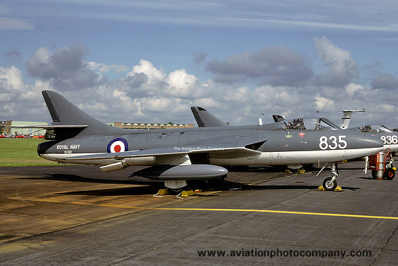 Royal Navy FRADU Hawker Hunter GA.11 XE682/835 (1978)