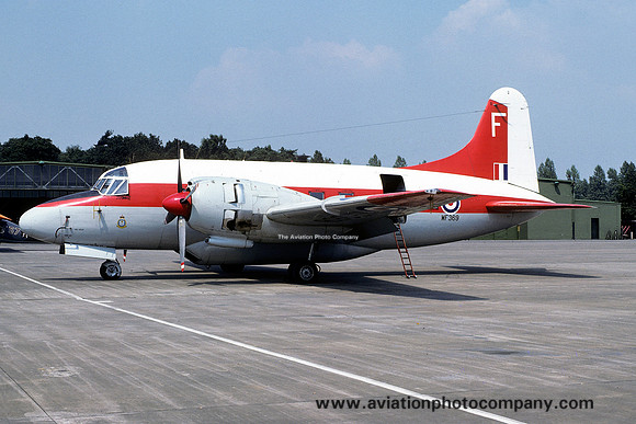 RAF 6 FTS Vickers Varsity T.1 WF369/F (1975)