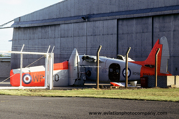 Royal Navy Hunting Sea Prince T.1 WF120 at Sydenham (1977)