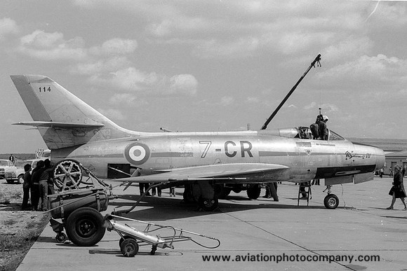 French Air Force EC3/7 Dassault Mystere 4A 114/7-CR (1973)