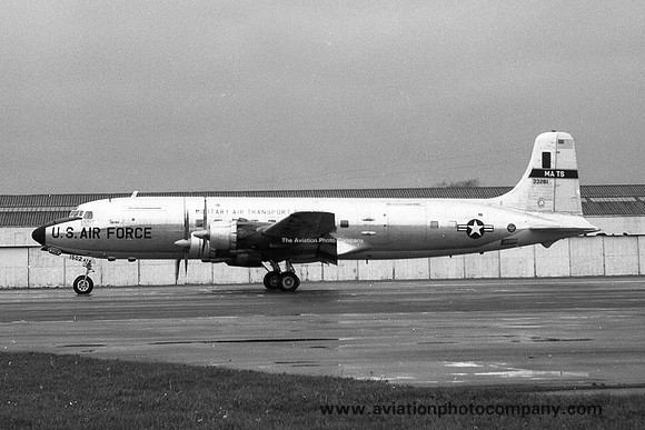 USAF MATS 1602 ATW Douglas C-118A Liftmaster 53-3281 at Prestwick