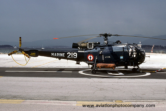 French Navy 23S Sud Alouette III 219 (1995)