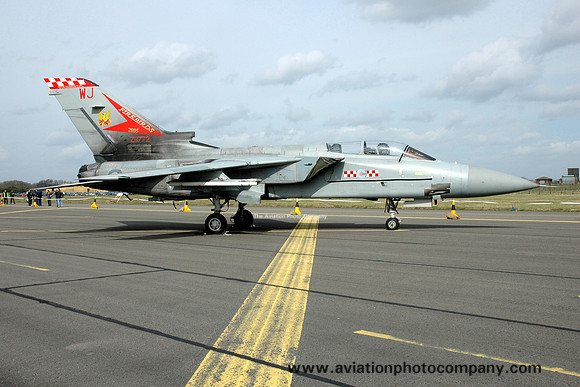 RAF 56 Squadron Panavia Tornado F.3 ZG772/WJ at RAF Leeming (2008)