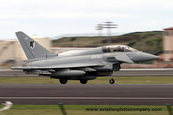 RAF 17 Squadron BAE Typhoon T.1 ZJ815/AY at Lajes (2008)
