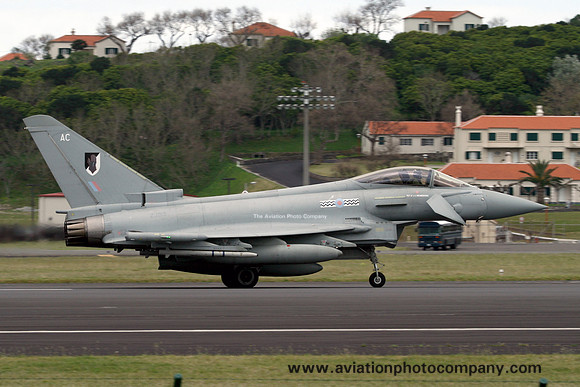 RAF 17 Squadron BAE Typhoon F.2 ZJ913/AC at Lajes (2008)