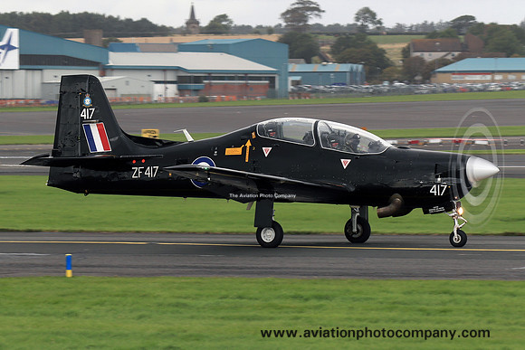 RAF 1 FTS Short Tucano T.1 ZF417 at Prestwick (2019)