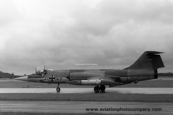 German Air Force Lockheed F-104G Starfighter 21+49 (1973)