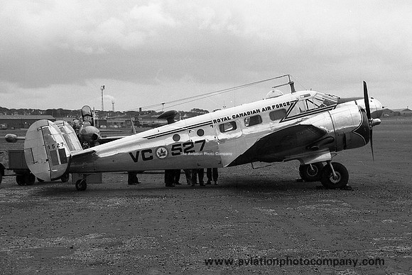 Royal Canadian Air Force Beech D18S (3TM Expeditor) 1527 at Prestwick