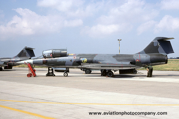 Italian Air Force 4 Stormo Lockheed F-104G Starfighter MM6552/4-51 (1993)