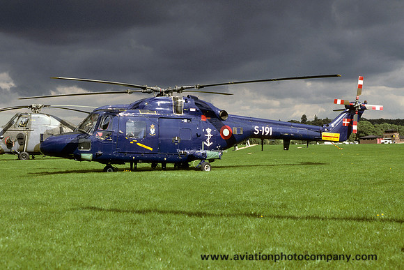 Danish Navy Esk 722 Westland Lynx Mk80 S-191 (1995)