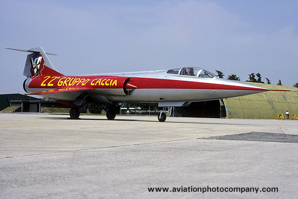Italian Air Force 22 Gruppo Lockheed F-104G Starfighter MM6529 (1995)