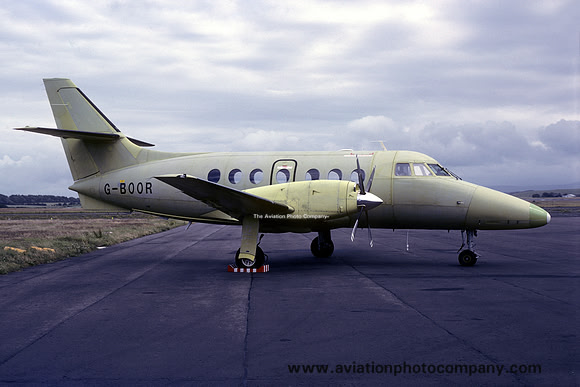 BAe Jetstream 3201 G-BOOR at Prestwick (1988)