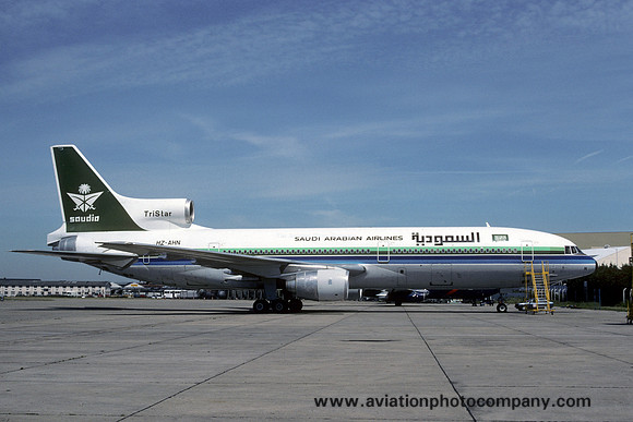 Saudia Saudi Arabian Airlines Lockheed L-1011-200 Tristar HZ-AHN (1988)